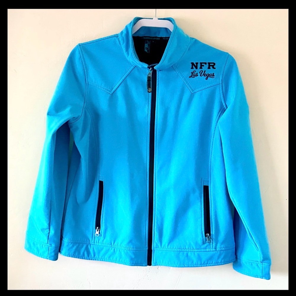 NFR Las Vegas National Finals Rodeo 2016 Womens Softshell Full Zip Jacket Size L